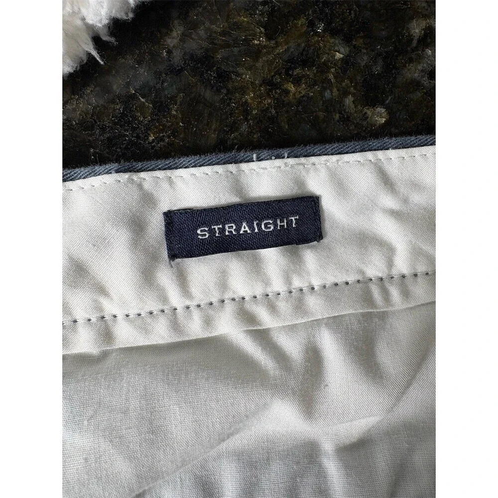 J.Crew Chino Pants Men's W36 L30 Blue Straight Leg Stretch Casual Workwear - Picture 8 of 8